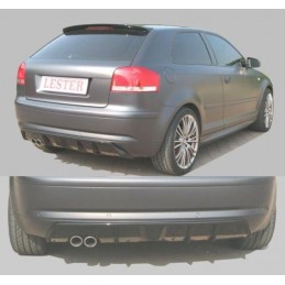 Diffuseur valence de pare-chocs arrière Audi A3 tuning