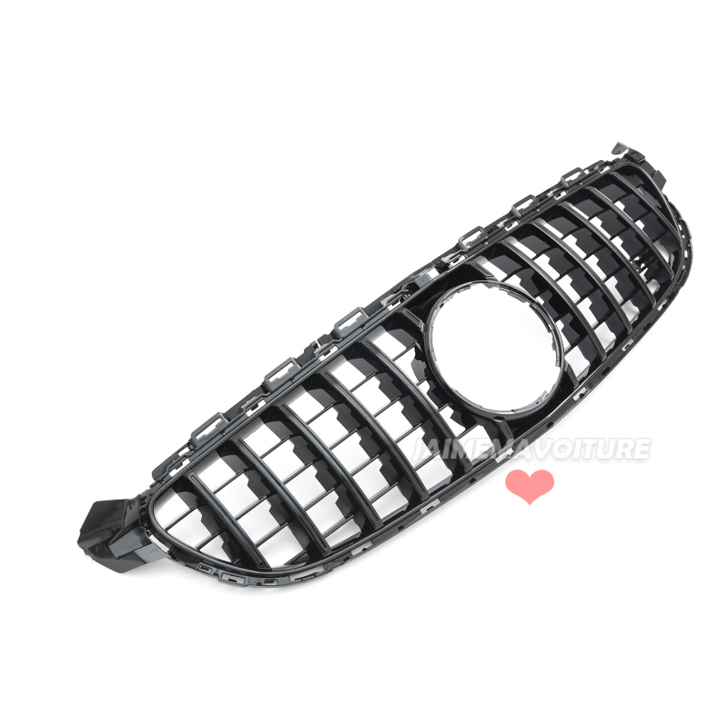 Grille for Mercedes C-Class W205 C63 AMG GT PANAMERICANA 2014-2018 without camera hole 360