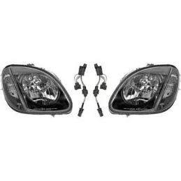 Faros delanteros para Mercedes SLK R170 Negro