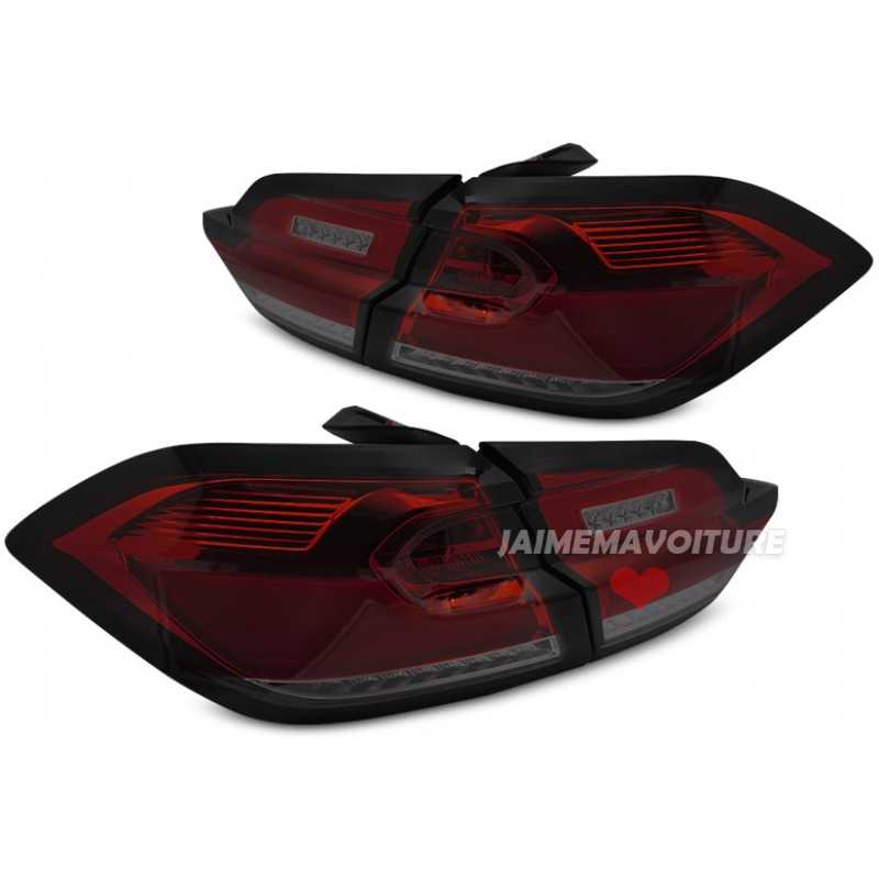 Dynamic Led Tail Lights for Ford Fiesta MK8 2017-2021 - Red White Dynamic Led Tail Lights for Ford Fiesta MK8 2017-2021 - Red White