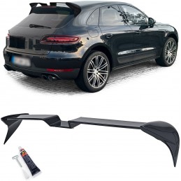 Becquet Aileron noir verni pour Porsche Macan 2014 2018