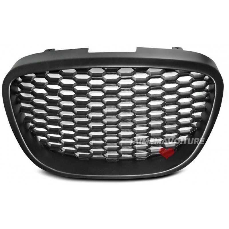 Parrilla negra deportiva para Seat Ibiza 6J