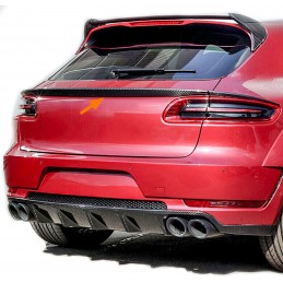 Becquet rajout extensión alerón carbone porsche macan 2014 2018 sport