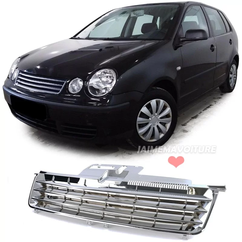 Grille for VW Polo 9N Chrome