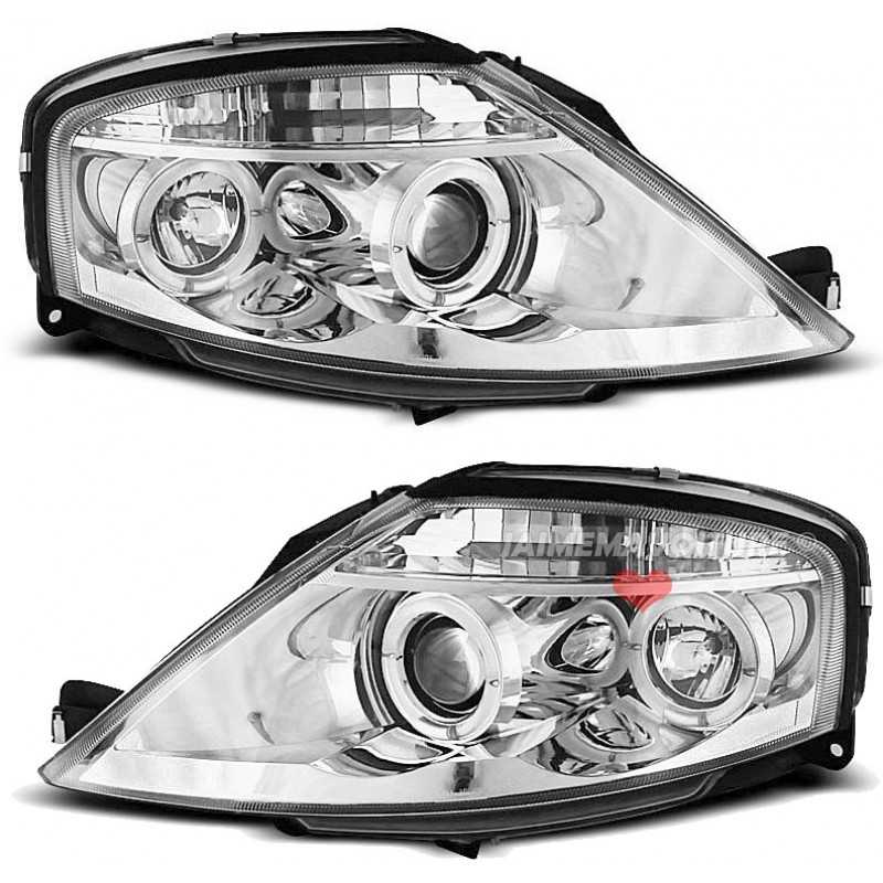 Phares avants tuning Citroen C3 2003-2009 - Chrome Phares avants tuning Citroen C3 2003-2009 - Chrome