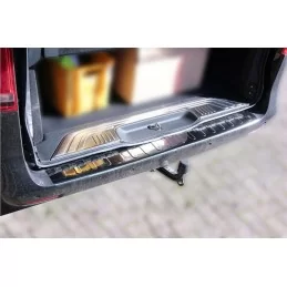 Chrome aluminium load sill for Mercedes V-Class / Vito W447 Jaimemavoiturechrome 4 - Jaimemavoiture.fr 