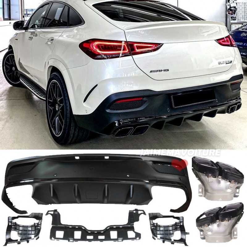 Difusor look 63 AMG + ollas para Mercedes GLE COUPE C167 AMG-LINE