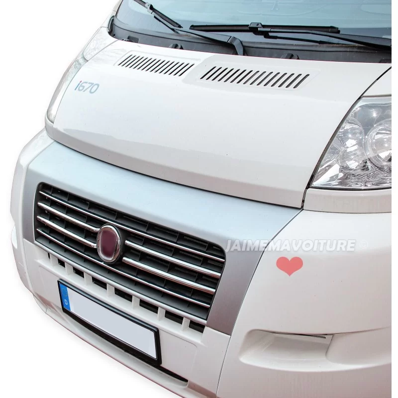 Chroom roestvrijstalen roosterrand FIAT DUCATO 2006-2014 Jaimemavoiturercb 1 - Jaimemavoiture.fr 