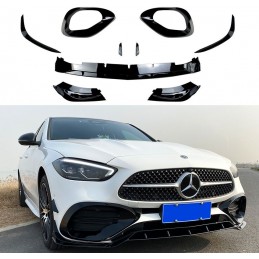 Kit 7 additions of front bumper Mercedes A-Class AMG look AERO 2019-2023