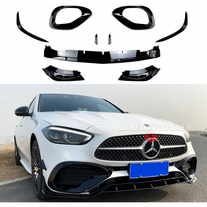 Kit 7 adiciones del parachoques delantero Mercedes Clase A AMG aspecto AERO 2019-2023