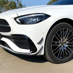 Mercedes C-Class AMG front bumper AERO add-on kit - 9 pieces