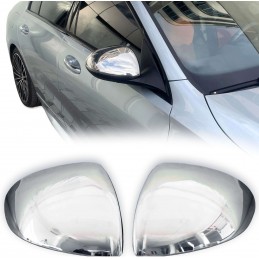 Couvres coques de rétroviseurs chrome pour Mercedes Classe C W206 S206