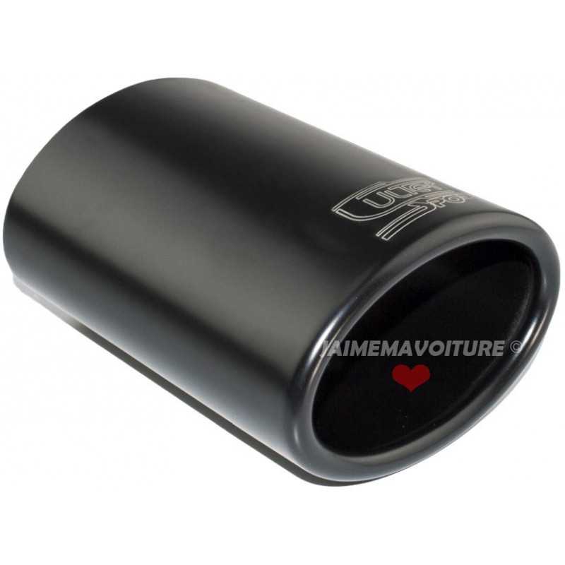 Chrome exhaust outlet - Oval Ø95x65x120 mm - Inlet Ø40 to Ø55 mm Chrome exhaust outlet - Oval Ø95x65x120 mm - Inlet Ø40 to Ø55 mm