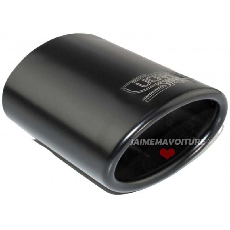 Chrome exhaust outlet - Oval Ø95x65x120 mm - Inlet Ø30 to Ø42 mm Chrome exhaust outlet - Oval Ø95x65x120 mm - Inlet Ø30 to Ø42 mm