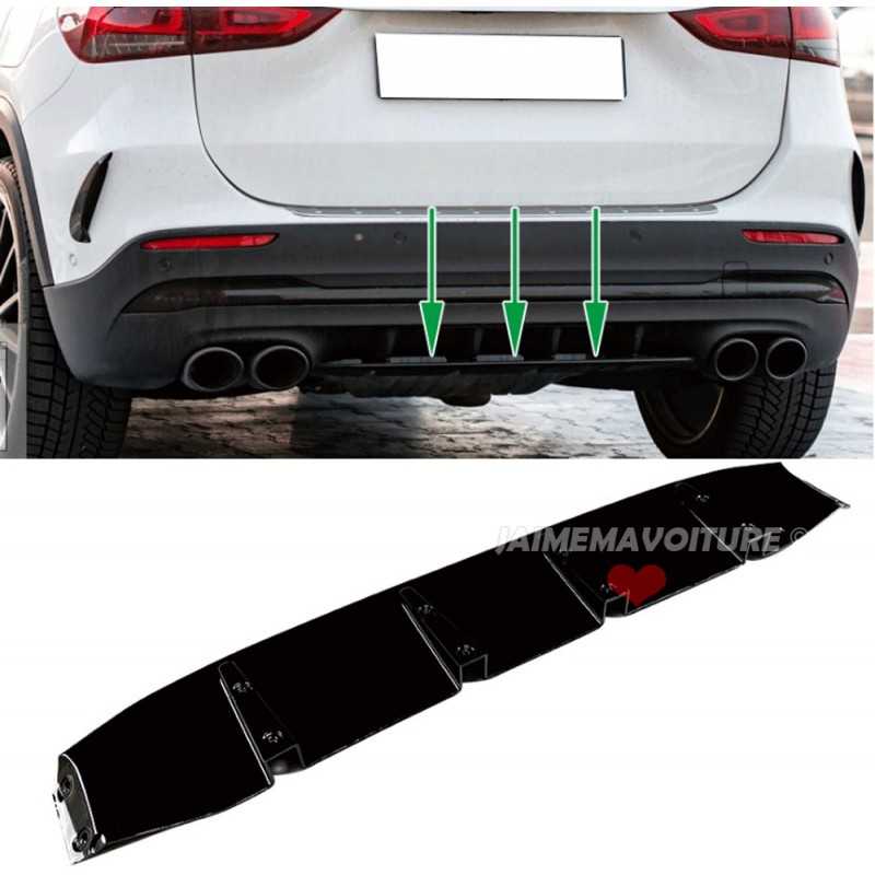 Diffusore paraurti posteriore Mercedes GLA AMG 2020-2024 Diffusore paraurti posteriore Mercedes GLA AMG 2020-2024