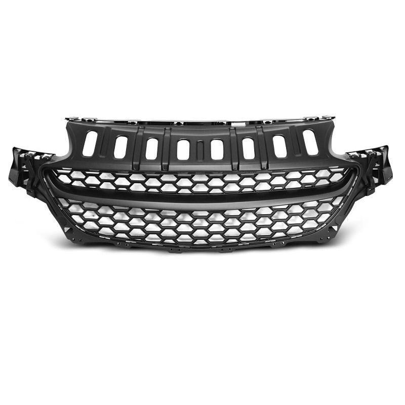 Calandre pour Opel Corsa E 2014-2019 - Noire tuning nid d'abeille
