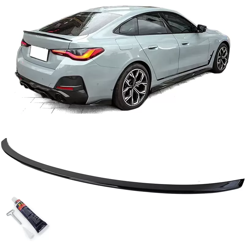 Becquet noir verni pour BMW Série 4 G26 Gran Coupé