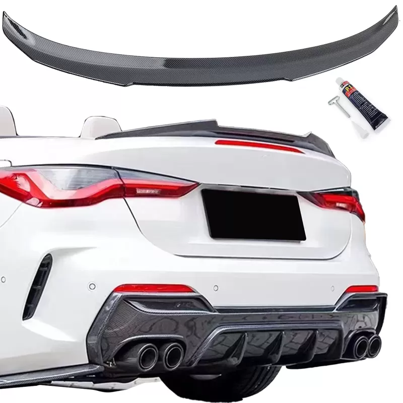 Spoiler trasero Carbon Look para BMW Serie 4 G22 y G23 Jaimemavoiturecpt 1 - Jaimemavoiture.fr 