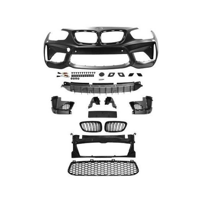 Front bumper look M2 for BMW 1 series F20 / F21 2015 to 2018 Front bumper look M2 for BMW 1 series F20 / F21 2015 to 2018