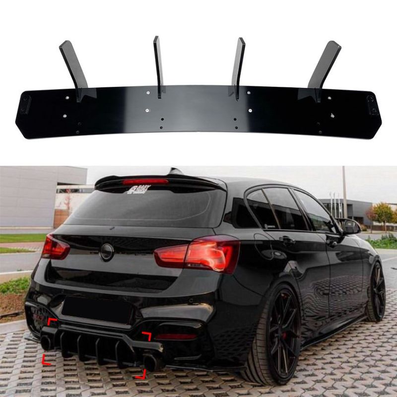 Aggiunta del diffusore del paraurti posteriore BMW M140i F20 LCI Aggiunta del diffusore del paraurti posteriore BMW M140i F20 LCI