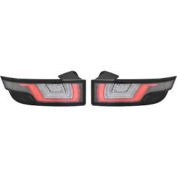 Led Rückleuchten sequenziell für Range Rover Evoque 2011-2018 - Schwarz Chrom