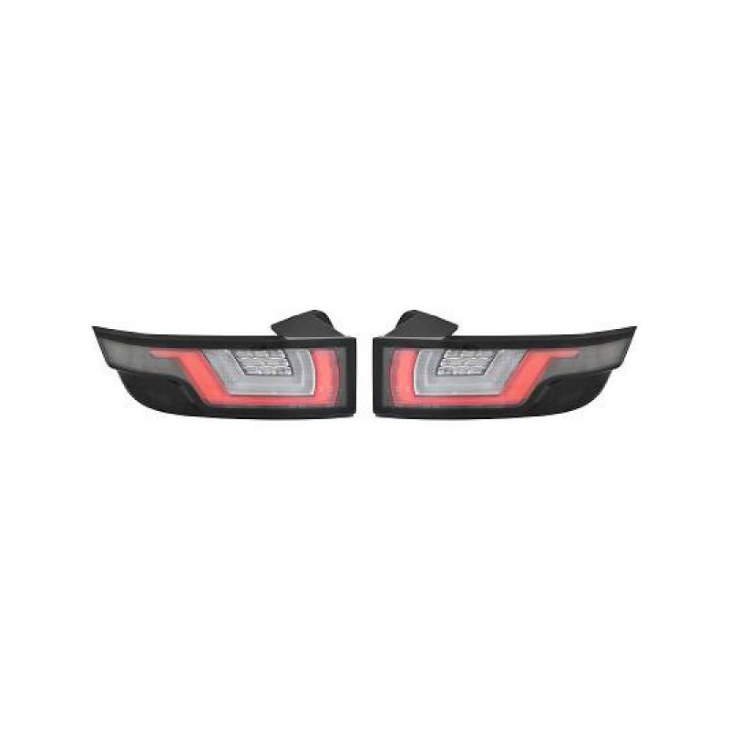 Sequential LED tail lights for Range Rover Evoque 2011-2018 - Black Chrome