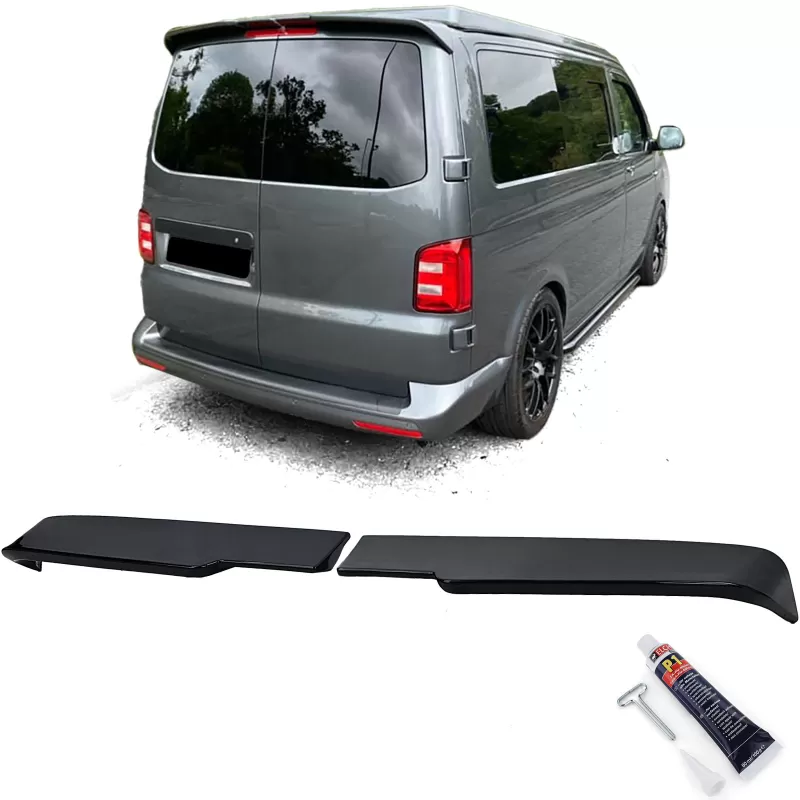 Becquet de toit noir brillant VW Transporter T6 T6.1