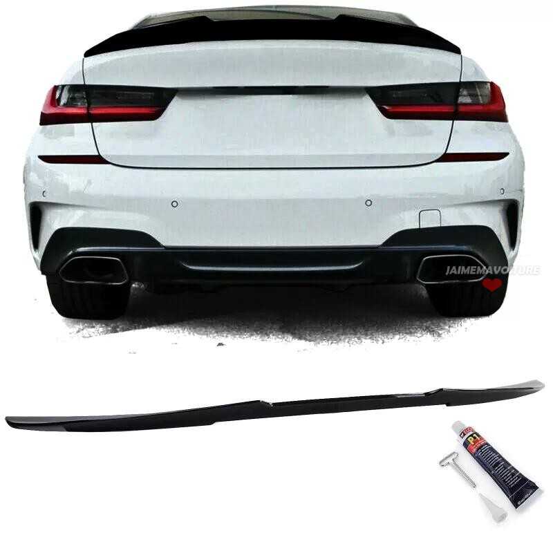 Spoiler sportivo per BMW Serie 3 G20 Nero lucido Spoiler sportivo per BMW Serie 3 G20 Nero lucido