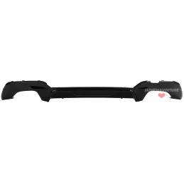 Diffusor Kit schwarz glänzend Endstücke mit Doppelrohr Carbon BMW 3er G20 G21