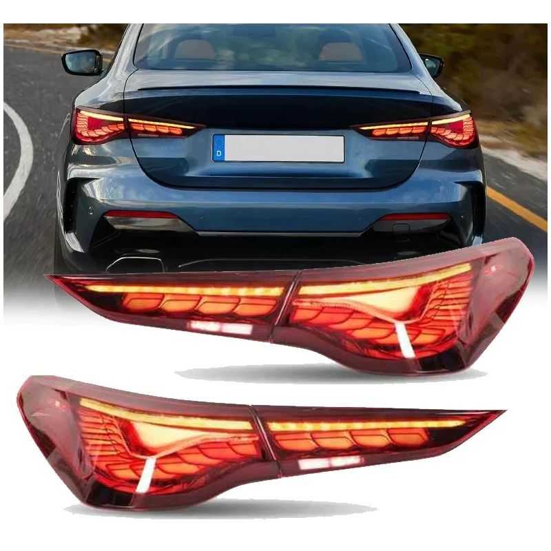 Feux arrières LED DYNAMIQUES pour BMW Série 4 2020-2024 - Rouge