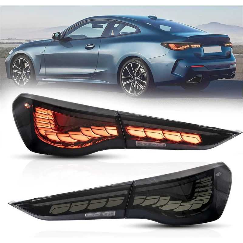 DYNAMISCHE LED-Rückleuchten für BMW 4er 2020-2024 - Schwarz