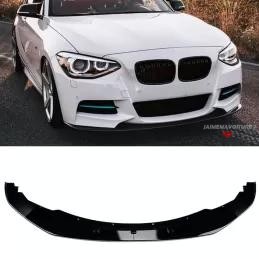 Frontspoiler BMW 1 Reeks 2011-2015 SPORT look - Hoogglans Zwart Jaimemavoituregpt 1 - Jaimemavoiture.fr 