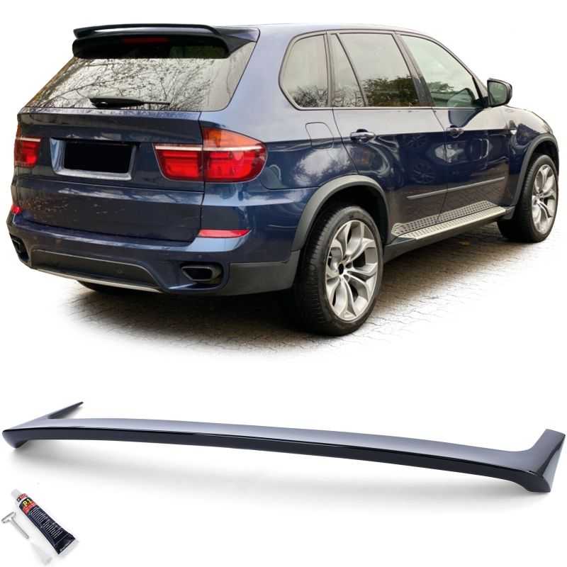 Spoiler for BMW X5 E70 black painted