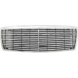 Zwart verchroomde grille voor Mercedes W140 1995-1998