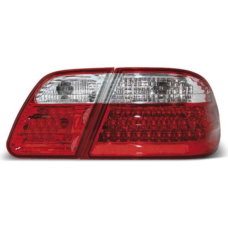 Bakljus till Mercedes E-klass W210 LED Röd Vit