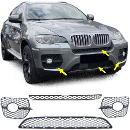 BMW X6 2006-2014 Honingraat grille kit voorbumper
