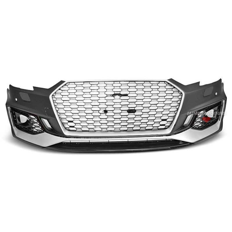 RS4 look front bumper for Audi A4 2015-2019 - Grey