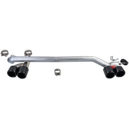 Terminali di scarico duplex per BMW Serie 3 F30 F31 Nero