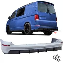 Parachoques trasero deportivo para VW Transporter Bus T6 T6.1