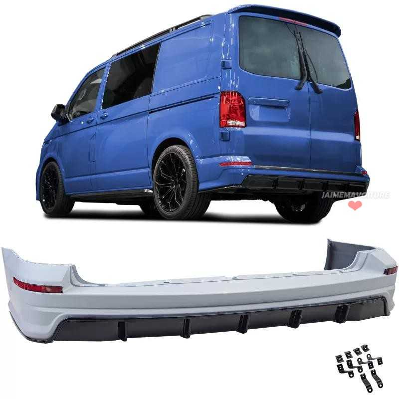 Paraurti posteriore sportivo per VW Transporter Bus T6 T6.1 Paraurti posteriore sportivo per VW Transporter Bus T6 T6.1