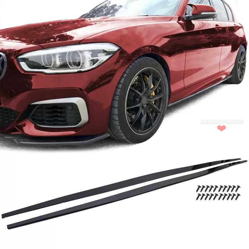 Bas de Caisse en Noir Brillant pour BMW Série 1 F20 F21 LCI Bas de Caisse en Noir Brillant pour BMW Série 1 F20 F21 LCI