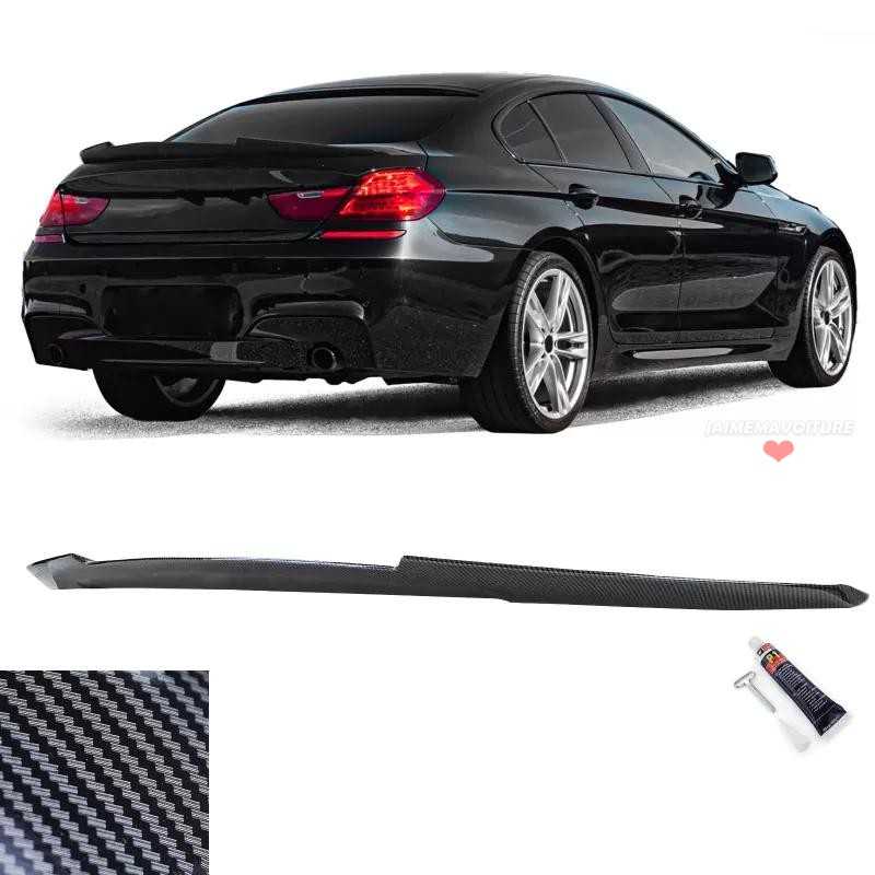 Spoiler i kolfiber för BMW 6-serie F06 Gran Coupé 2012-2017 Spoiler i kolfiber för BMW 6-serie F06 Gran Coupé 2012-2017