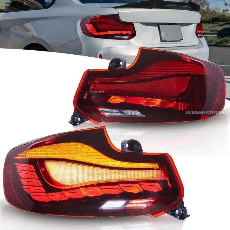 OLED-bakljus för BMW 2-serie F22 F23 M2 F87 Röd OLED-bakljus för BMW 2-serie F22 F23 M2 F87 Röd