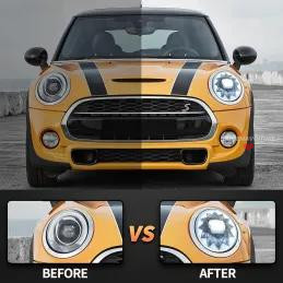 Phares LED Avancés pour Mini Cooper JCW F55 F56 F57 et Mini Clubman F54 (2014-2018)
