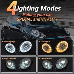 Phares LED Avancés pour Mini Cooper JCW F55 F56 F57 et Mini Clubman F54 (2014-2018)
