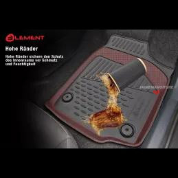 Juego de 4 alfombrillas para Mercedes GLE W167 2019-2024
