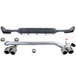 BMW F32 F33 F36 carbon rear diffuser kit + tailpipes 425 428 430