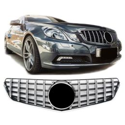 Kühlergrill panamerica für Mercedes E-Klasse Coupé Cabriolet 2009-2013 + Logo
