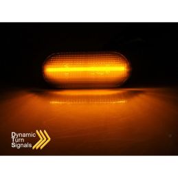 Indicador led dinámico negro para Golf 4
