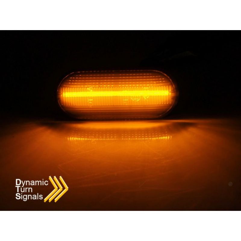 Indicador led dinámico negro para Golf 4
